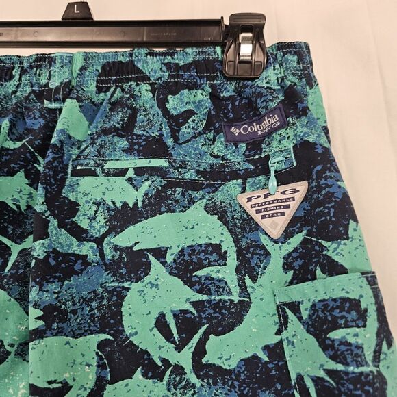 Columbia Mens S Small Swim Trunks Blue Board Shorts Super Backcast Water - Picture 6 of 8